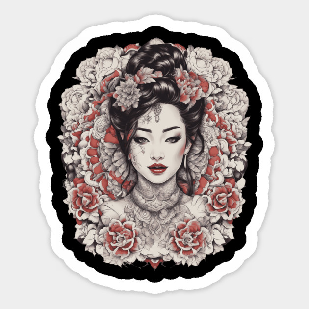 Elegance and Beauty of Asian Girl Magnet by animegirlnft