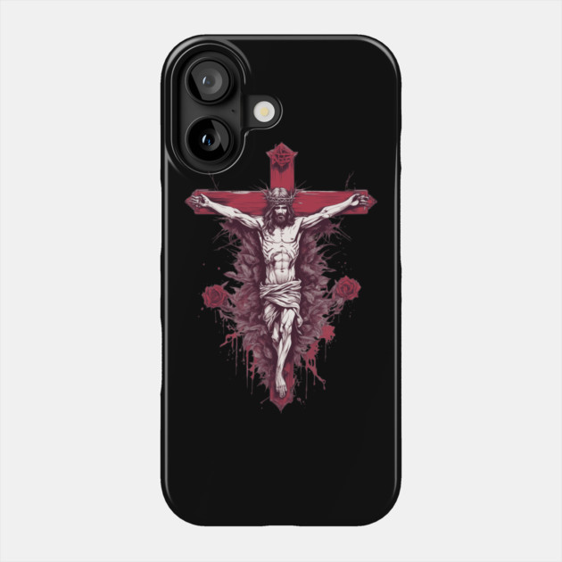 Jesus Christ Forgive As God Forgave You Phone Case by animegirlnft
