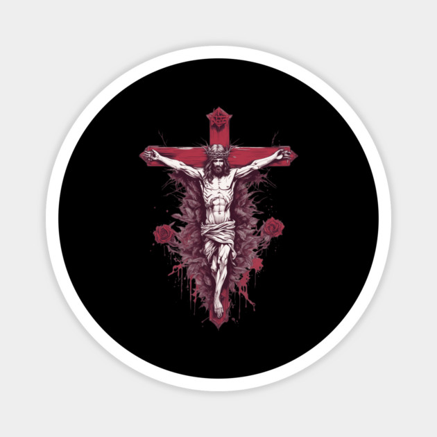 Jesus Christ Forgive As God Forgave You Magnet by animegirlnft