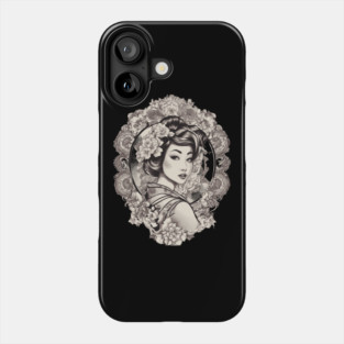 Allure and Charm of Asian Goddess Phone Case