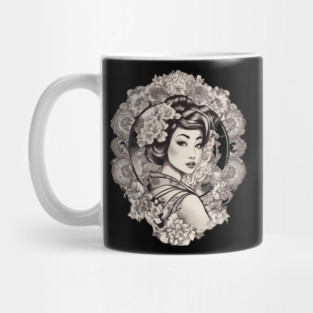 Allure and Charm of Asian Goddess Mug