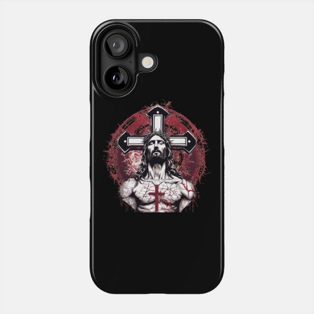 Jesus Christ the Judge of the Living and the Dead Phone Case by animegirlnft
