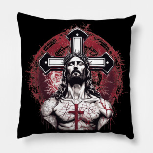Jesus Christ the Judge of the Living and the Dead Pillow