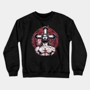 Jesus Christ the Judge of the Living and the Dead Crewneck Sweatshirt