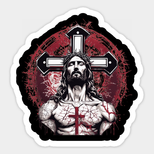 Jesus Christ the Judge of the Living and the Dead Magnet by animegirlnft