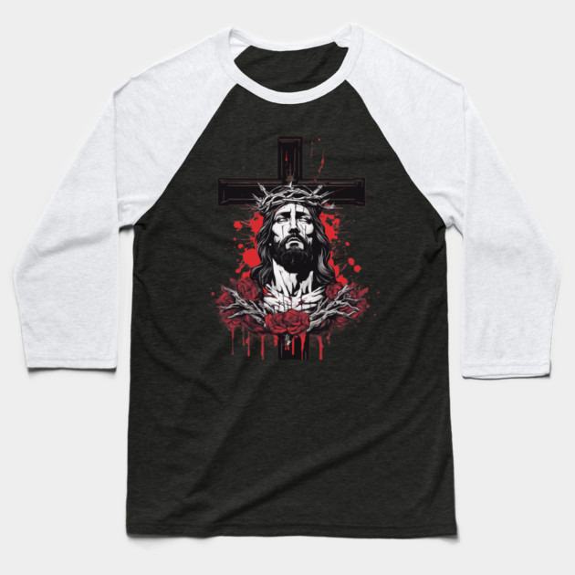 Jesus Christ the Lamb of God Baseball T-Shirt by animegirlnft