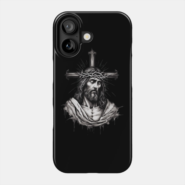 Jesus Christ Love Your Neighbour as Yourself Phone Case by animegirlnft