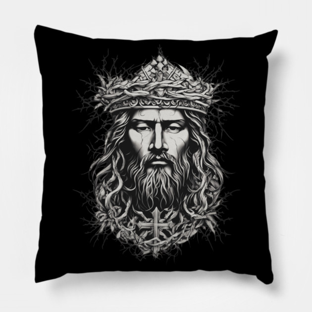 Jesus Christ the Prince of Peace Pillow by animegirlnft