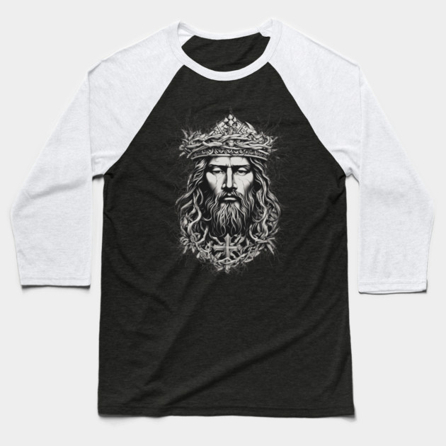 Jesus Christ the Prince of Peace Baseball T-Shirt by animegirlnft