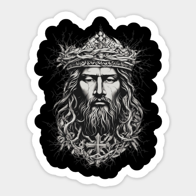 Jesus Christ the Prince of Peace Sticker by animegirlnft