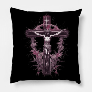Jesus Christ Love the Lord your God with all your heart Pillow