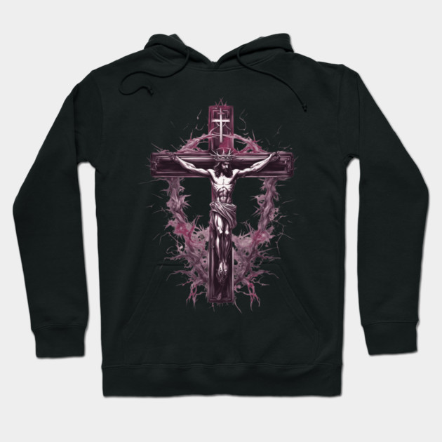 Jesus Christ Love the Lord your God with all your heart Hoodie by animegirlnft