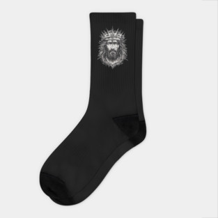 Jesus Christ the King of Kings Socks