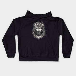 Jesus Christ the King of Kings Kids Hoodie