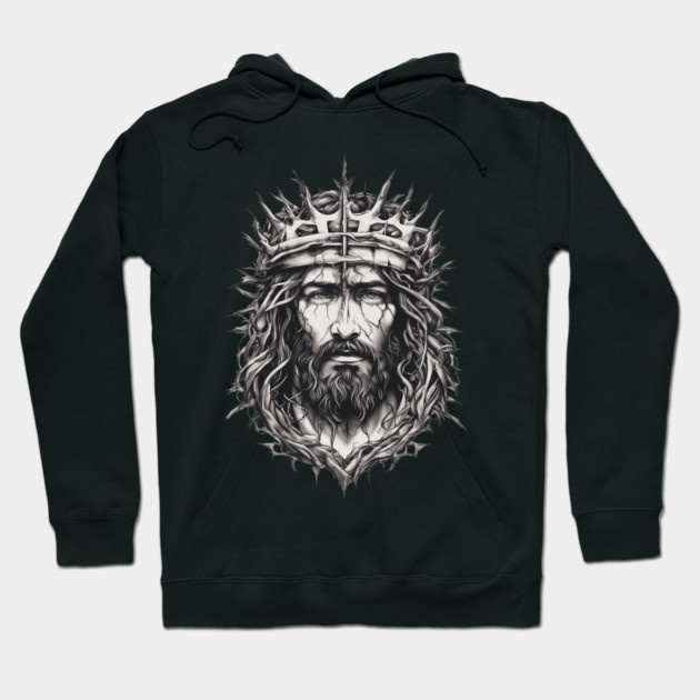 Jesus Christ the King of Kings Hoodie by animegirlnft