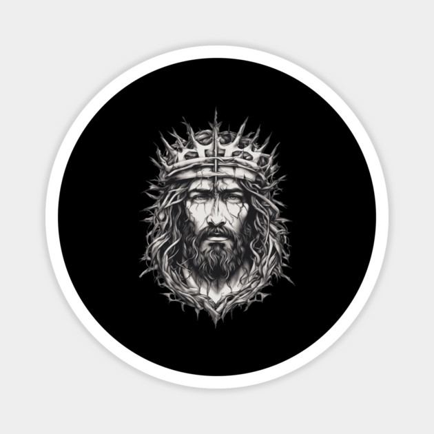 Jesus Christ the King of Kings Magnet by animegirlnft