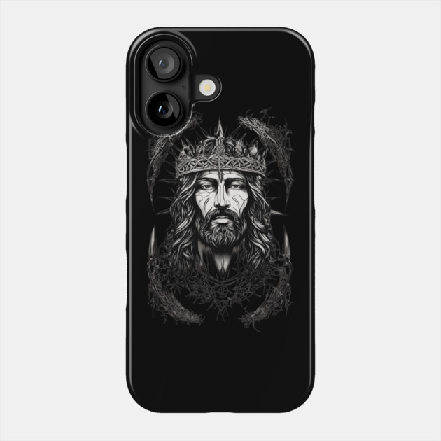 Jesus Christ the Good Shepherd Phone Case by animegirlnft