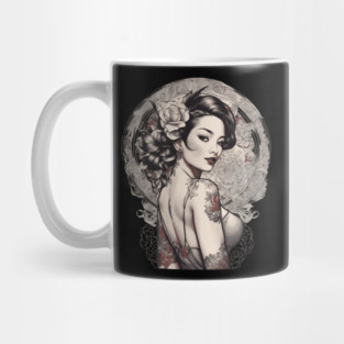 Enchanting Asian Beauty Mug
