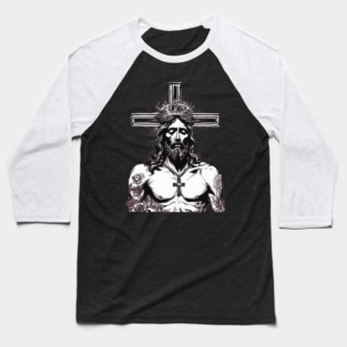 Jesus Christ the Forgiver Baseball T-Shirt