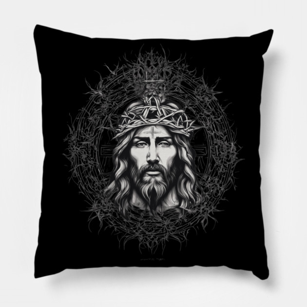 Jesus Christ the Redeemer Pillow by animegirlnft