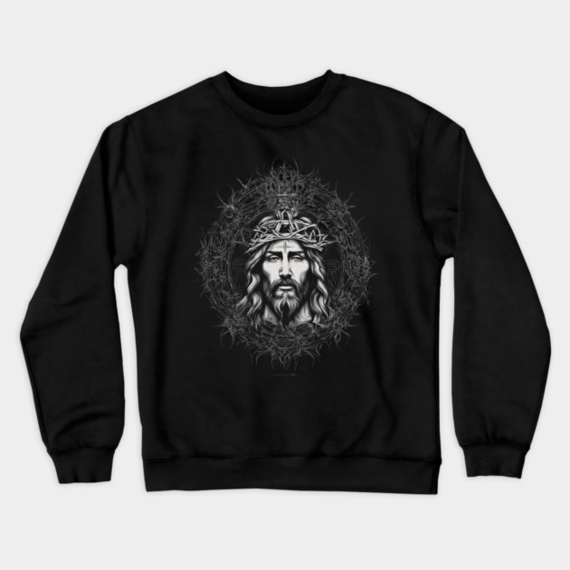 Jesus Christ the Redeemer Crewneck Sweatshirt by animegirlnft