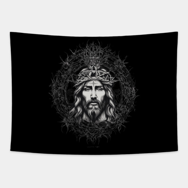Jesus Christ the Redeemer Tapestry by animegirlnft