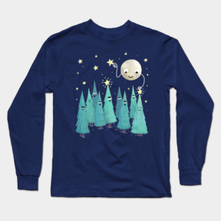 Twinkle, Twinkle, Classic Christmas Star Long Sleeve T-Shirt