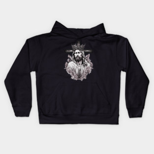 Jesus Christ the Saviour Kids Hoodie