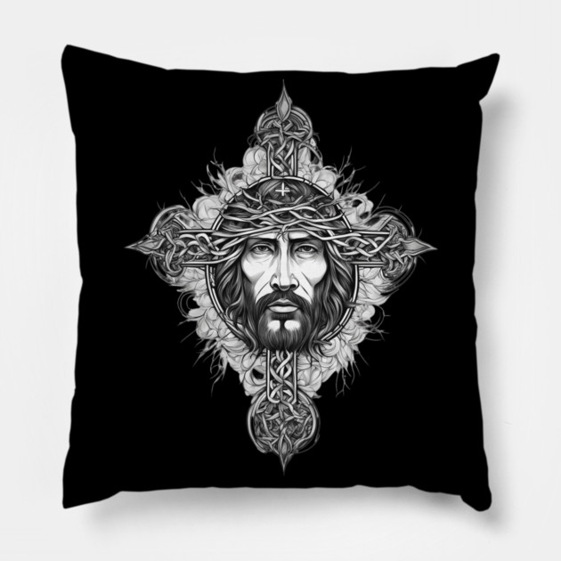 Jesus Christ the Almighty Pillow by animegirlnft