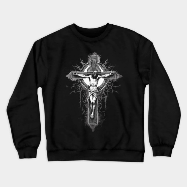 Jesus Christ the Mercy of God Crewneck Sweatshirt by animegirlnft