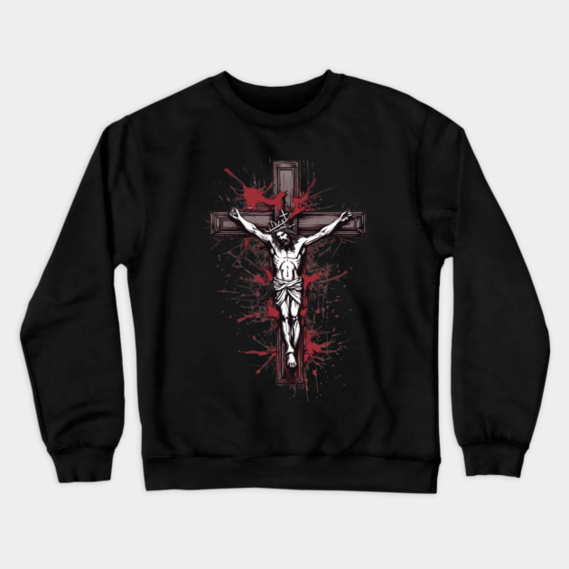 Jesus Christ the True Light Crewneck Sweatshirt by animegirlnft