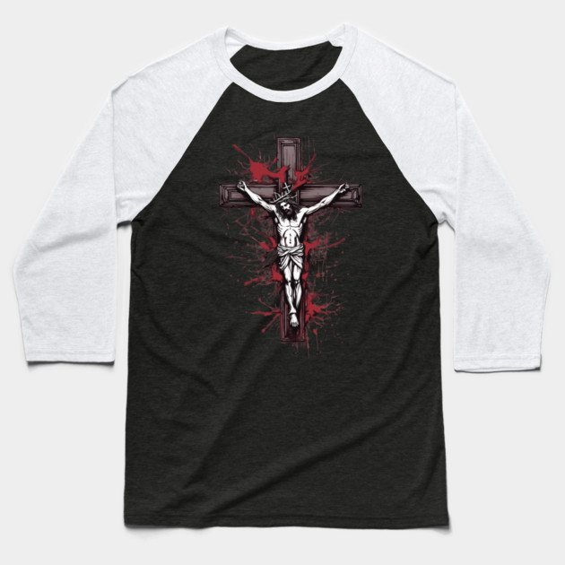 Jesus Christ the True Light Baseball T-Shirt by animegirlnft