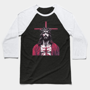 Jesus Christ the Ruler of God's Creation Baseball T-Shirt