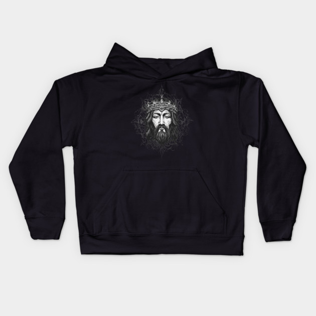 Jesus Christ the Source of Eternal Salvation Kids Hoodie by animegirlnft