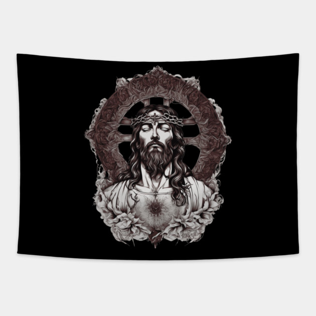 Jesus Christ the Prophet Tapestry by animegirlnft
