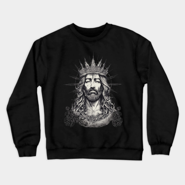 Jesus Christ the Holy and True Crewneck Sweatshirt by animegirlnft