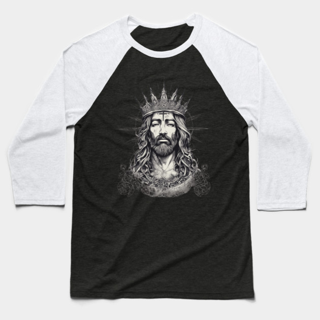 Jesus Christ the Holy and True Baseball T-Shirt by animegirlnft