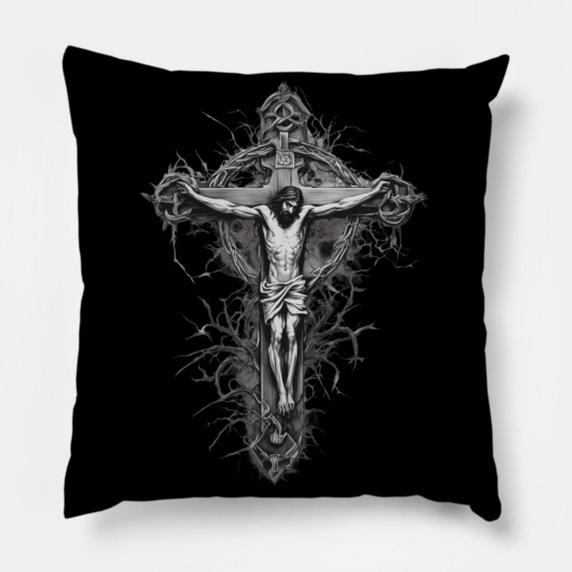 Jesus Christ the Wisdom of God Pillow by animegirlnft