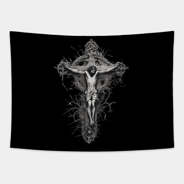Jesus Christ the Wisdom of God Tapestry by animegirlnft