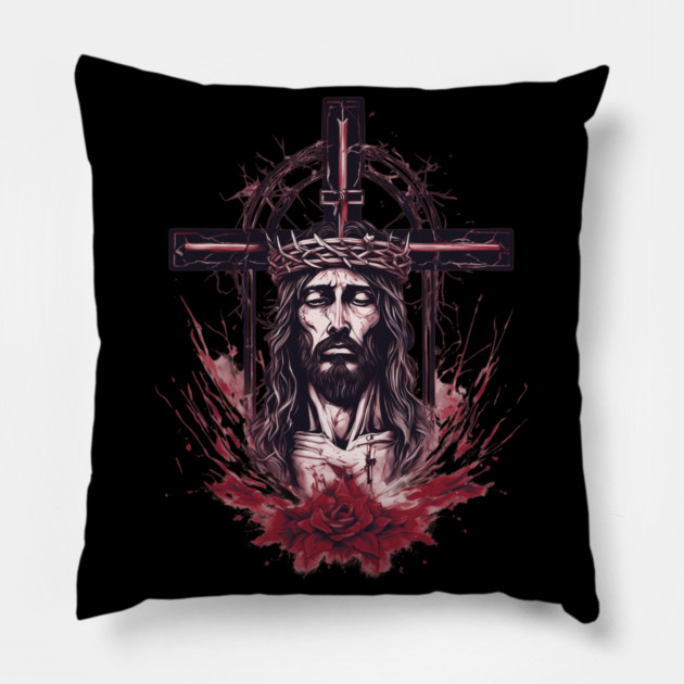 Jesus Christ the Eternal Life Pillow by animegirlnft