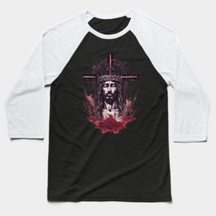 Jesus Christ the Eternal Life Baseball T-Shirt