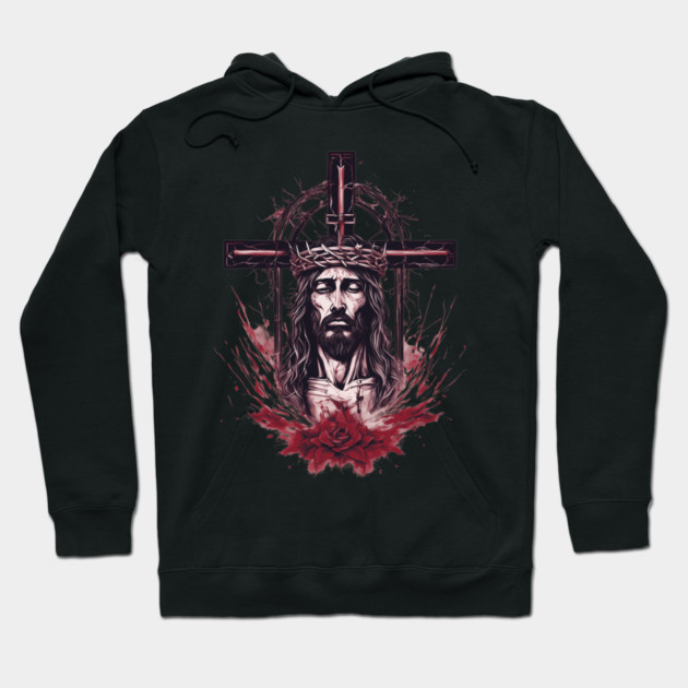 Jesus Christ the Eternal Life Hoodie by animegirlnft