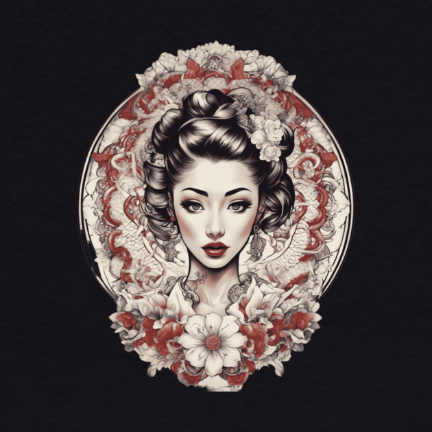 Enchanting Asian Elegant Woman by animegirlnft