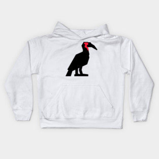 Graphic Nature - Southern Ground Hornbill Kids Hoodie