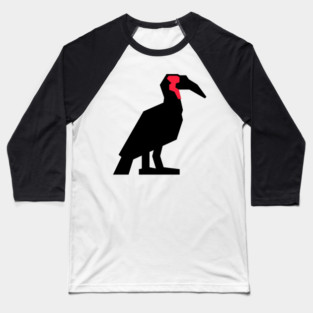 Graphic Nature - Southern Ground Hornbill Baseball T-Shirt