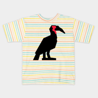 Graphic Nature - Southern Ground Hornbill Kids T-Shirt
