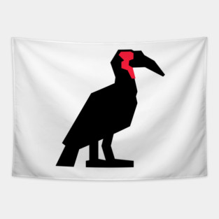 Graphic Nature - Southern Ground Hornbill Tapestry