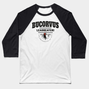 Bucorvus leadbeateri (Southern Ground Hornbill) Baseball T-Shirt