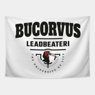 Bucorvus leadbeateri (Southern Ground Hornbill) Tapestry