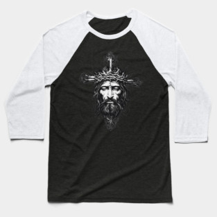 Jesus Christ the Light of the World Baseball T-Shirt